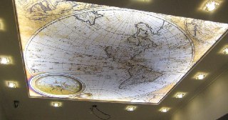 Натяжной потолок с фотопечатью Острогожск, цена от 6261 руб.
